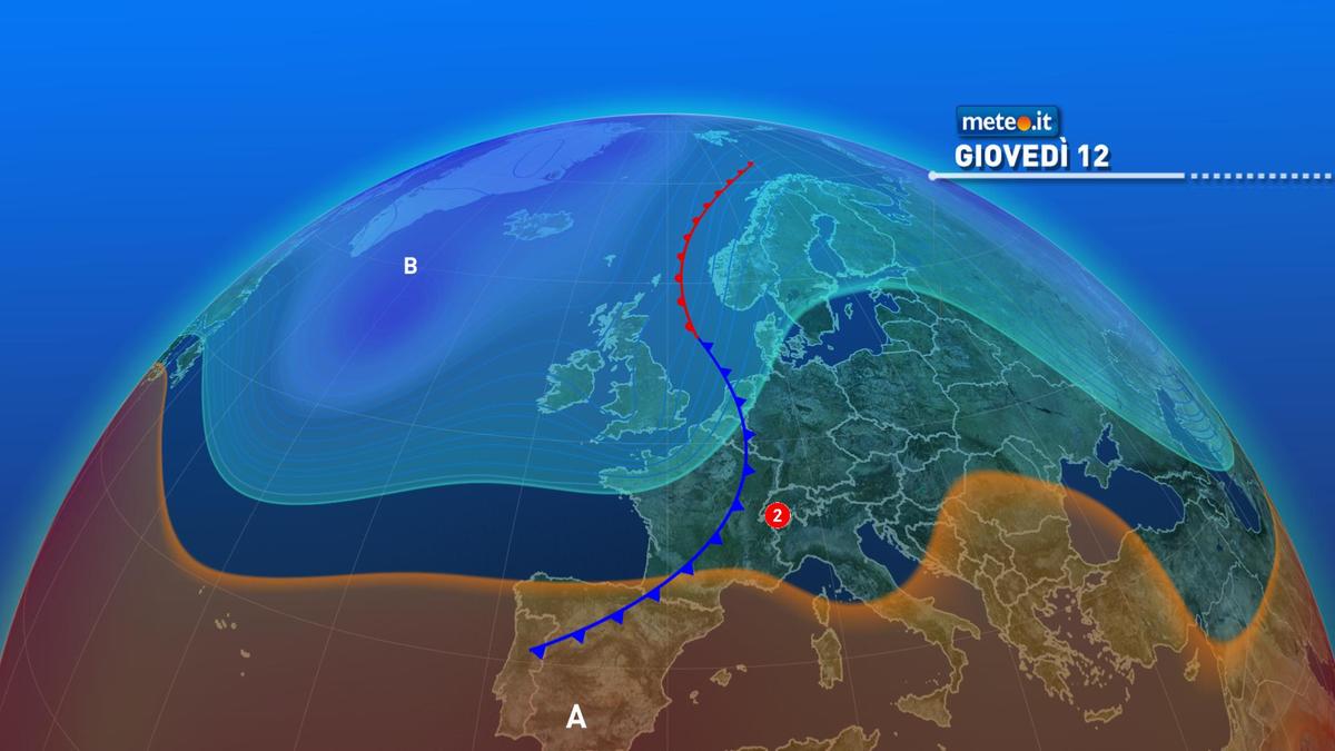 Meteo, giovedì 12 novembre torna qualche debole pioggia