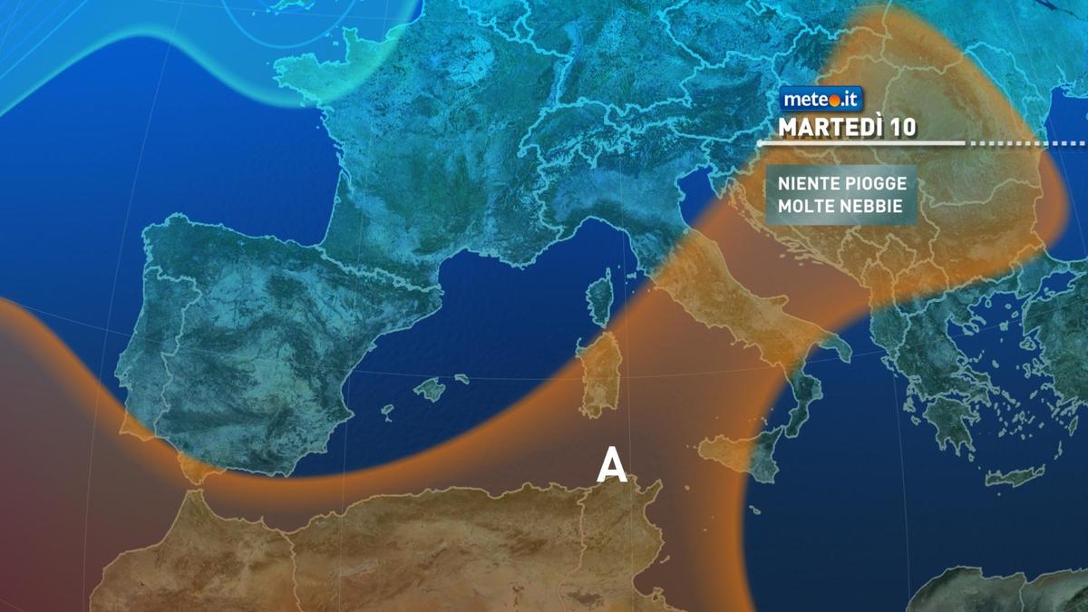 Meteo, oggi (martedì 10 novembre) tempo stabile e temperature sopra la norma