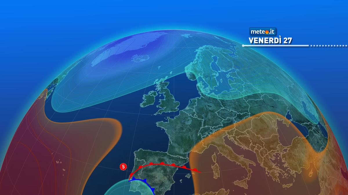 Meteo, tra venerdì 27 novembre e il weekend torna il maltempo