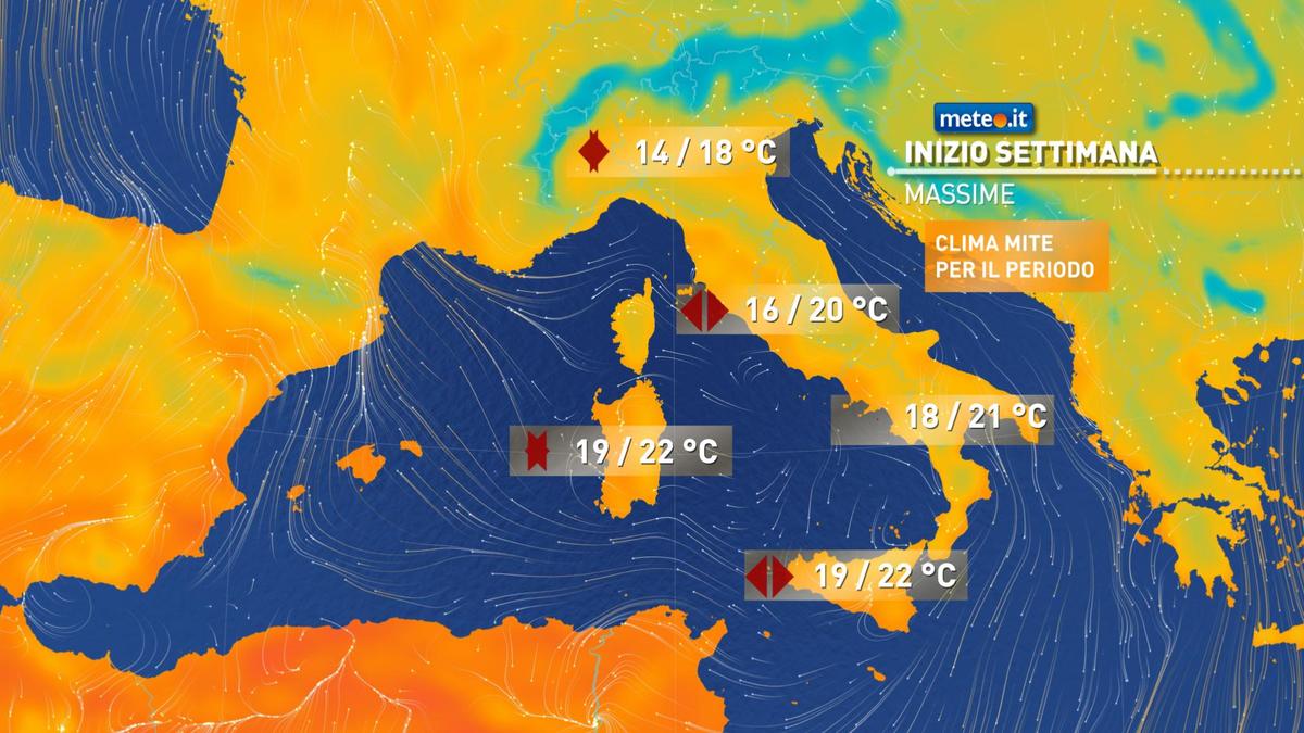 Meteo, alta pressione ancora protagonista tra lunedì 9 novembre e mercoledì 11