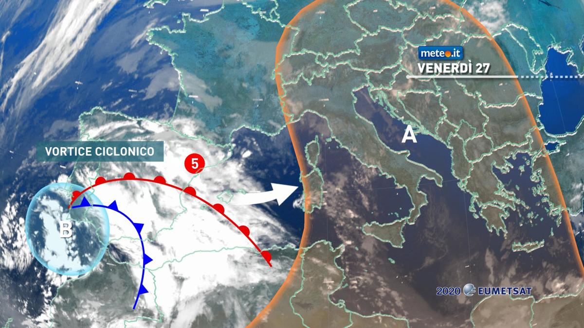 Meteo, maltempo al Centro-sud nel weekend del 28-29 novembre. Nubifragi in Sardegna