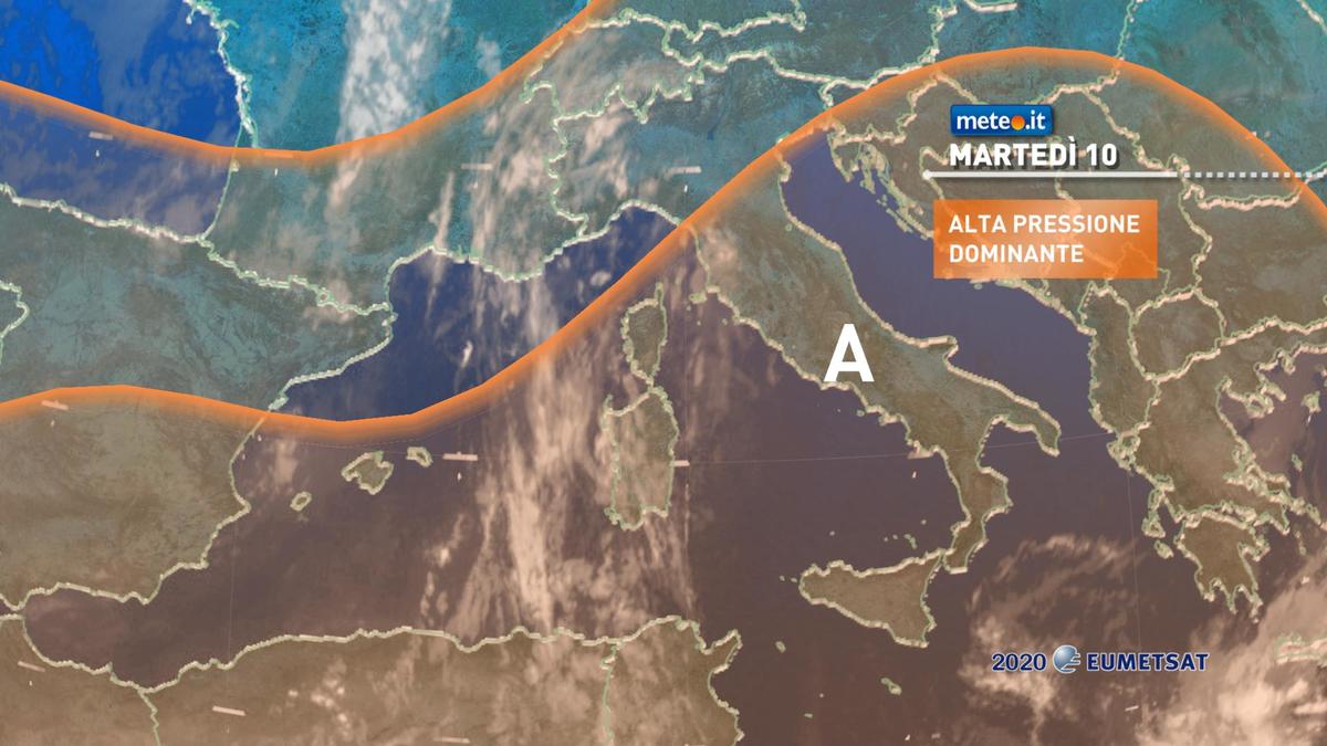 Meteo, martedì 10 novembre con clima mite