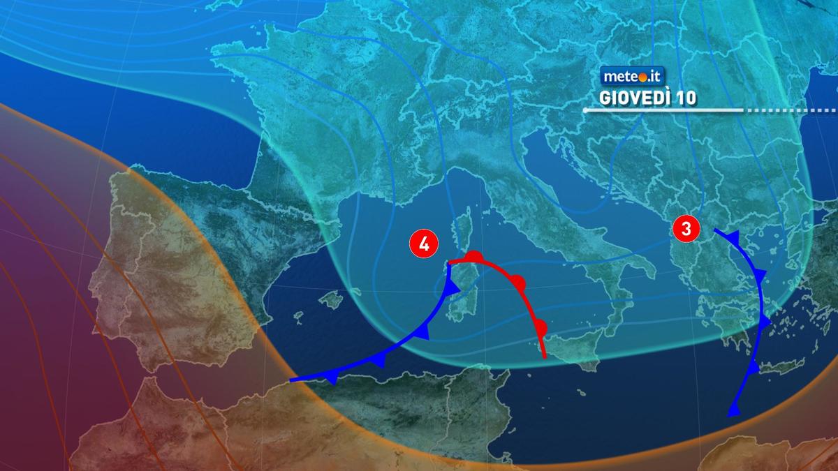 Meteo, giovedì 10 dicembre tregua dal maltempo, ma non durerà