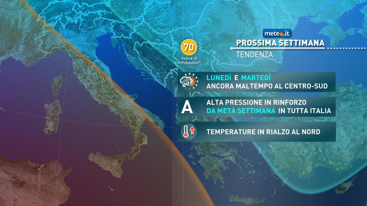 Meteo, fase più stabile: alta pressione in rinforzo tra il 13 e il 14 gennaio