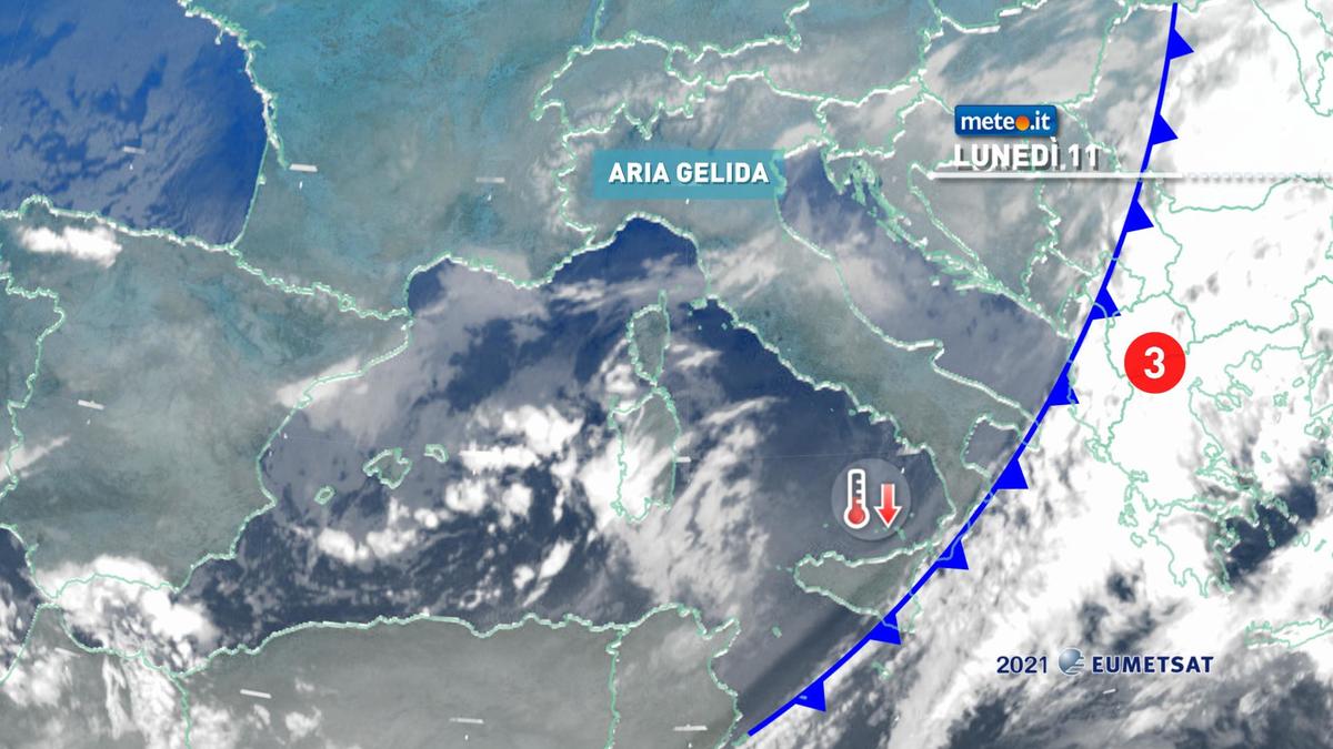 Meteo, 11 gennaio molto freddo sull'Italia: temperature in calo