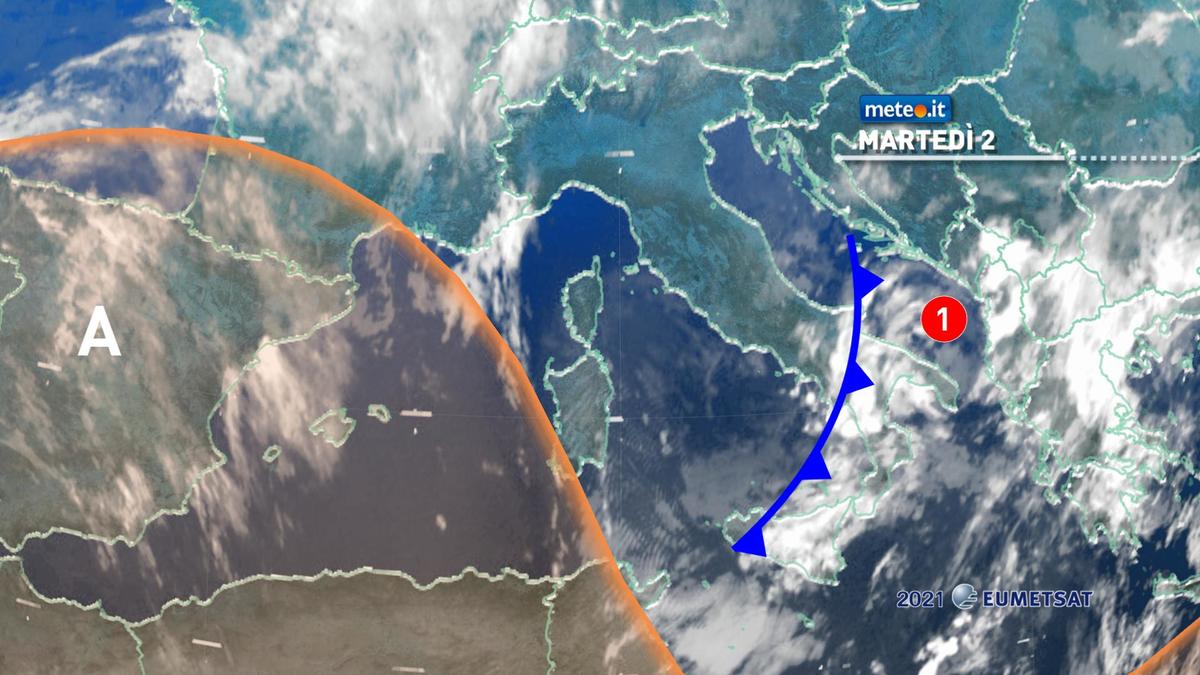 Meteo, 2 febbraio con poche piogge al Sud poi alta pressione