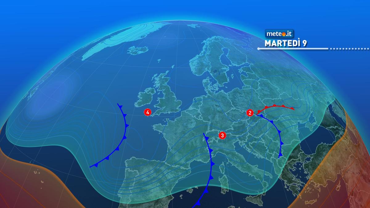 Meteo, tra l'8 e il 10 febbraio arriveranno altre perturbazioni