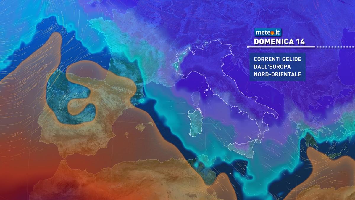 Meteo, tra venerdì 12 febbraio e il weekend aria gelida e neve