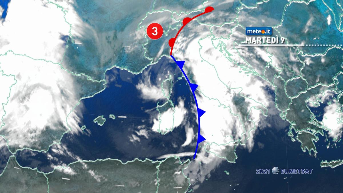 Meteo, 9 e 10 febbraio di maltempo poi arriva il gelo