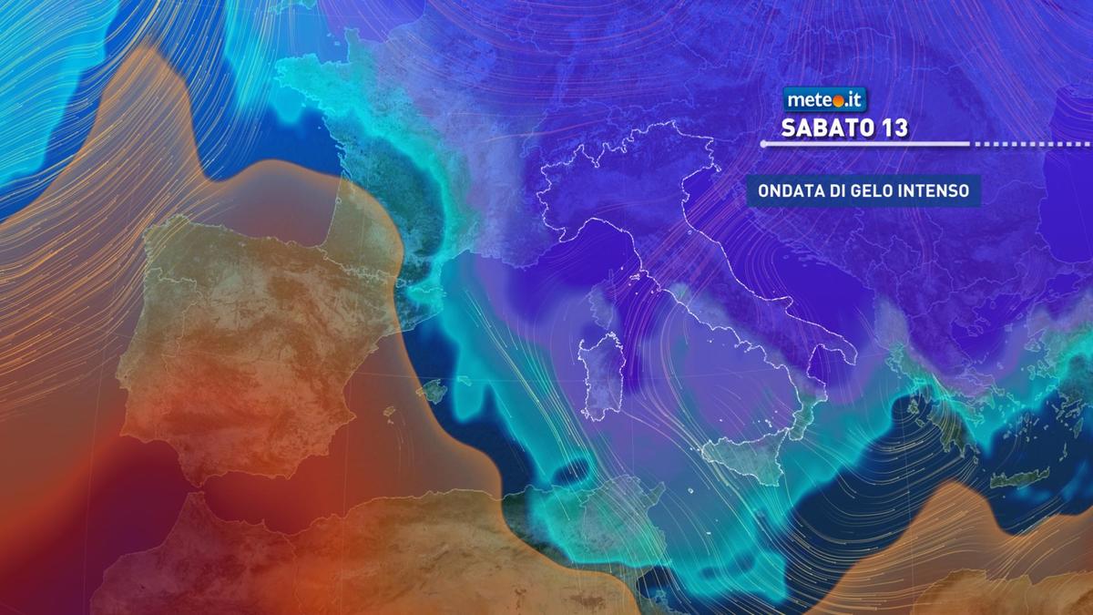 Meteo, maltempo e venti gelidi nel weekend del 13-14 febbraio