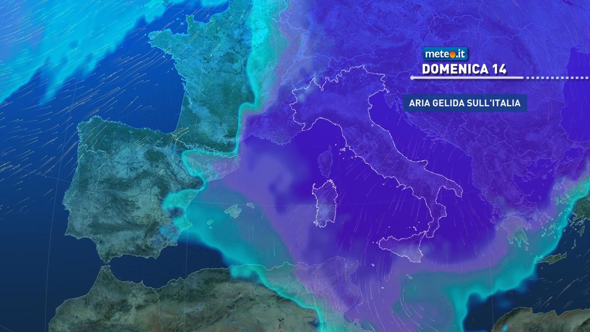 Meteo, sabato 13 e domenica 14 febbraio clima gelido sull'Italia