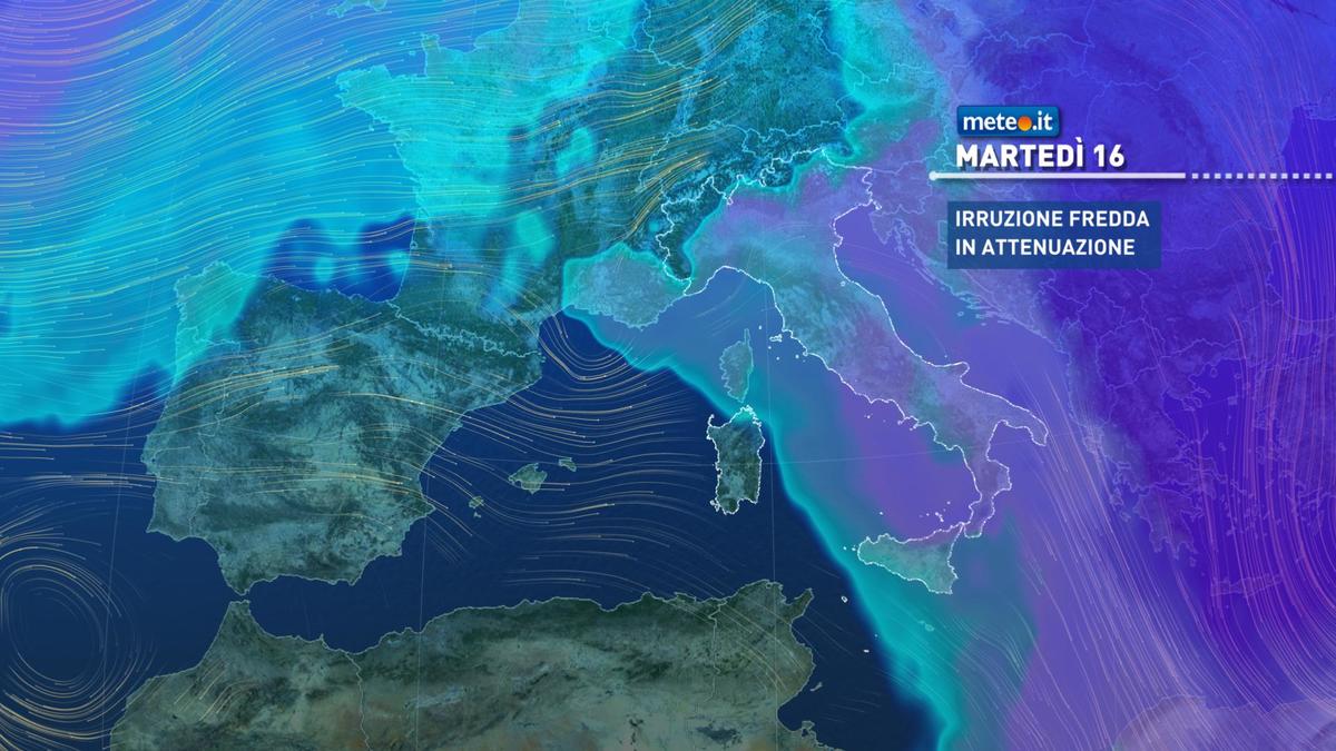 Meteo, da martedì 16 febbraio graduale aumento delle temperature