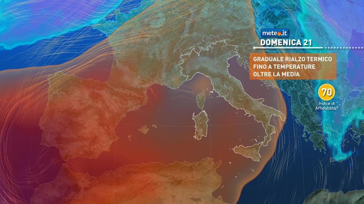 Meteo, alta pressione in rinforzo: sole e clima mite nel weekend del 20-21 febbraio