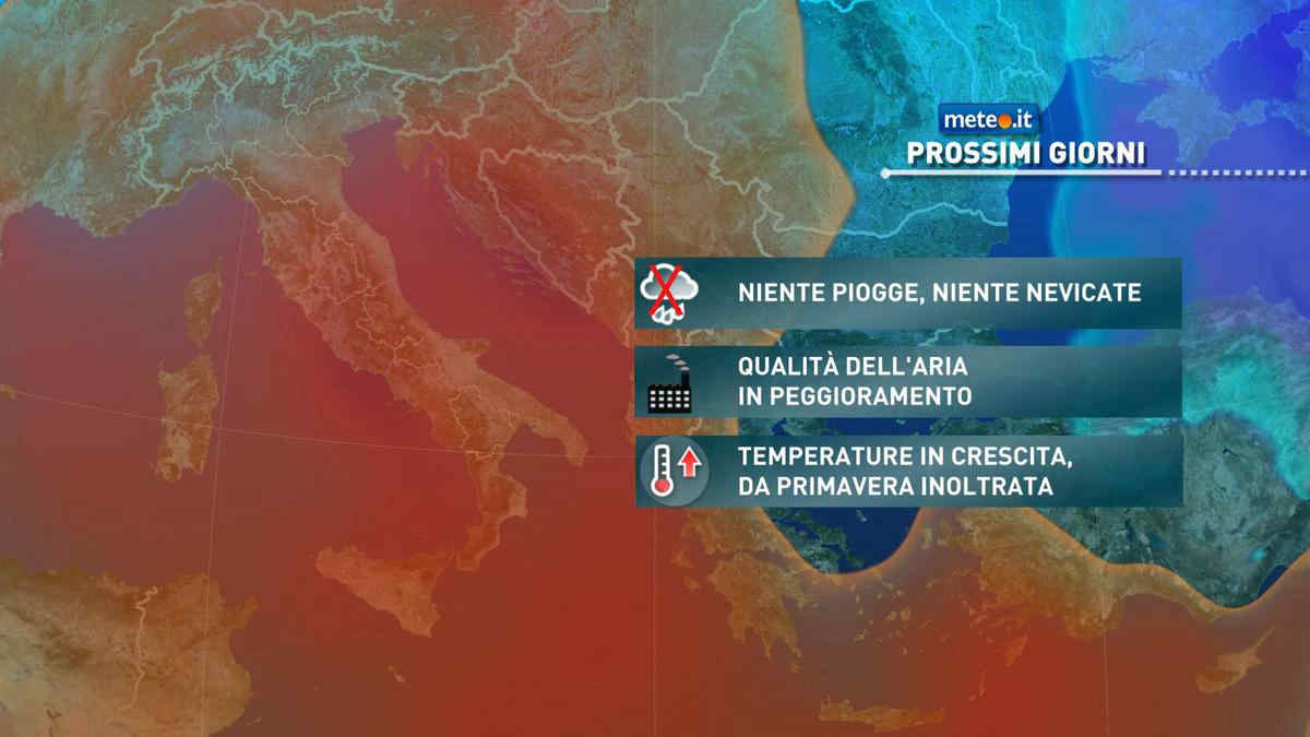 Meteo, clima primaverile anche da giovedì 25 febbraio