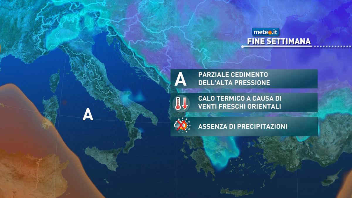 Meteo, nel fine settimana del 27-28 febbraio l'alta pressione tenderà a sfaldarsi