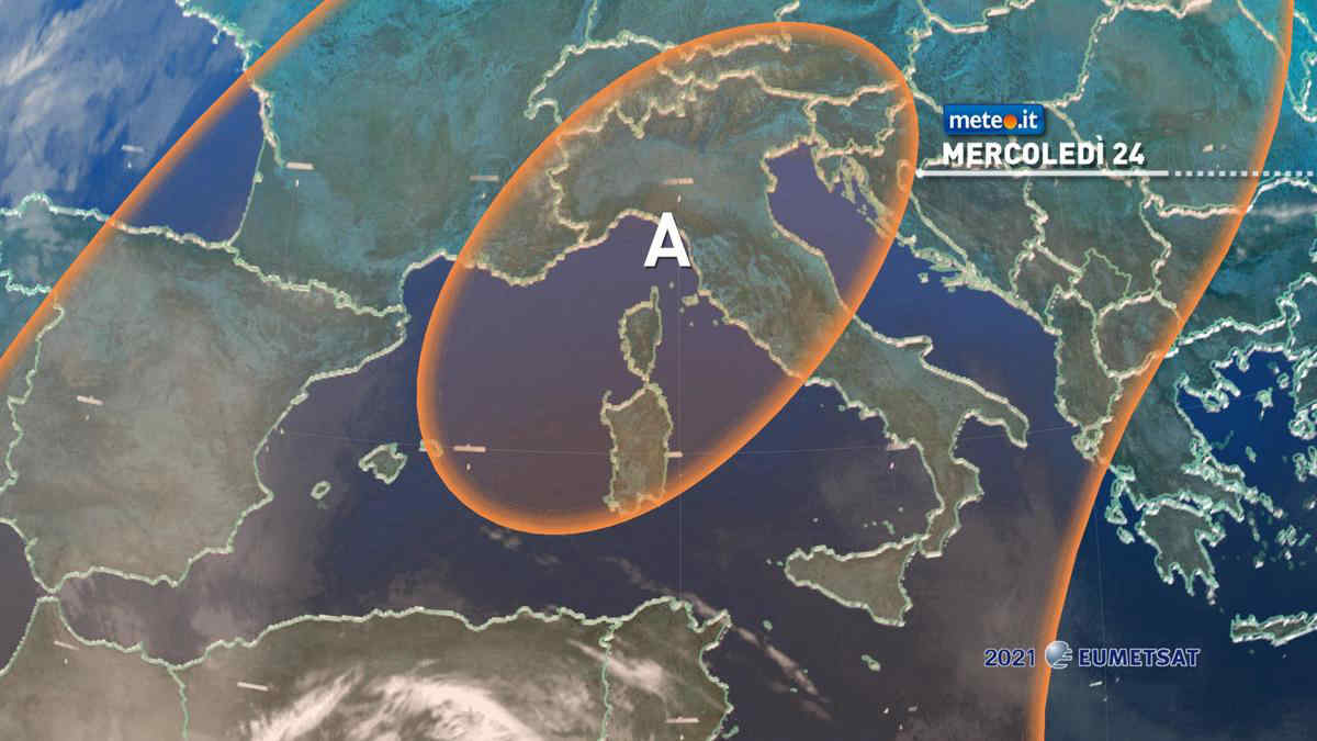 Meteo 24 febbraio: anticiclone protagonista e temperature molto al di sopra della media