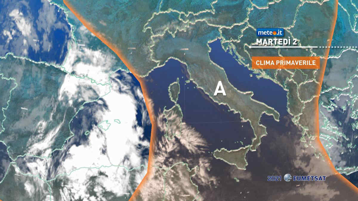 Meteo, 2 marzo con il sole quasi ovunque