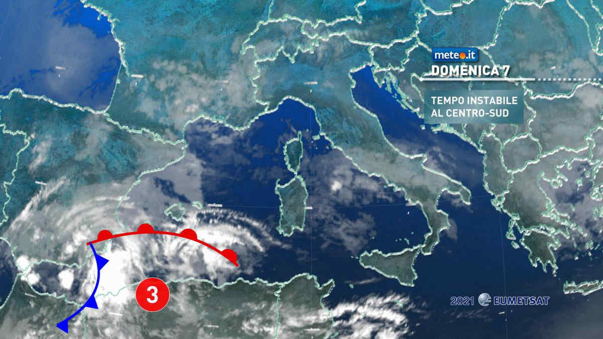 Meteo, domenica 7 marzo instabile al Centro-sud