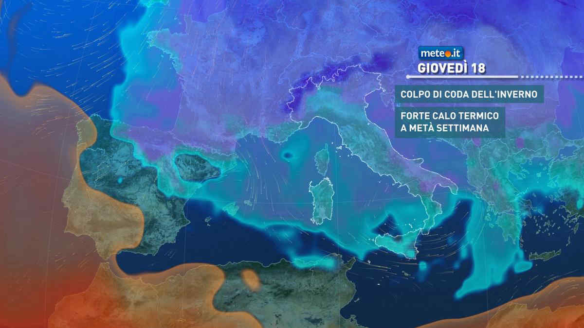 Meteo, tra il 15 e il 18 marzo torna il freddo invernale sull'Italia