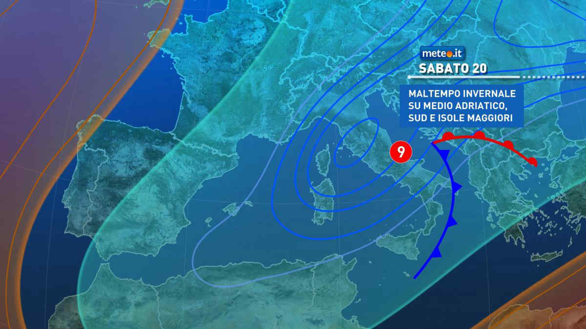 Meteo, weekend del 20-21 marzo condizioni invernali per l'arrivo di altra aria fredda