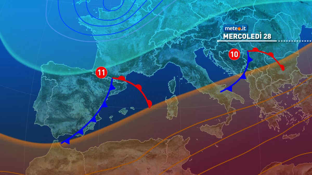 Meteo: 28 aprile con qualche pioggia, e domani arriva una nuova perturbazione