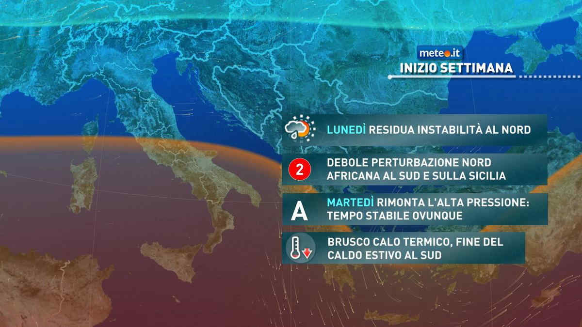 Meteo, graduale miglioramento a partire da lunedì 3 maggio