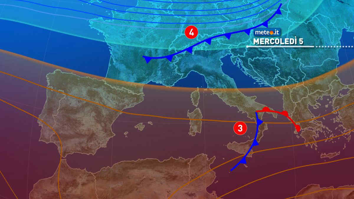 Meteo, 5 maggio con tempo molto variabile sull'Italia