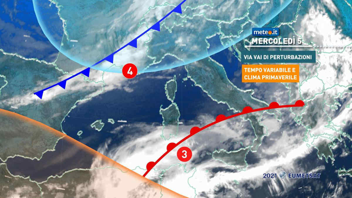 Meteo, 5 maggio molto variabile sull'Italia