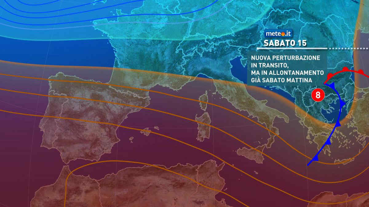 Meteo, oggi venerdì 14 maggio, arriva una perturbazione che entro domani attraverserà l'Italia