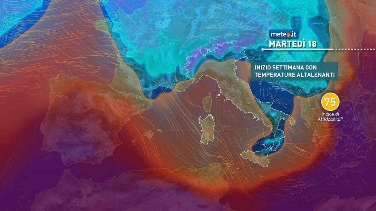 Meteo, ancora tempo instabile tra lunedì 17 e mercoledì 19 maggio. La tendenza