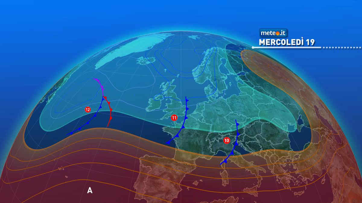 Meteo, 19 maggio con rovesci e temporali in diverse zone