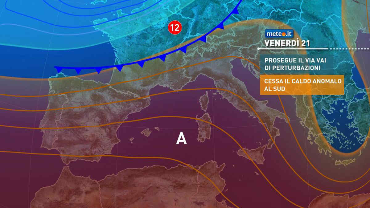 Meteo, nuova perturbazione sul Nord Italia il 21 maggio