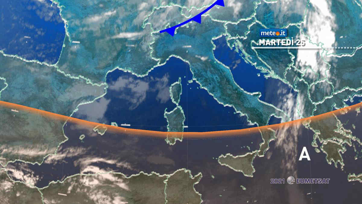 Meteo 25 maggio: tempo più stabile per l'Italia, qualche pioggia residua al Nord-Est