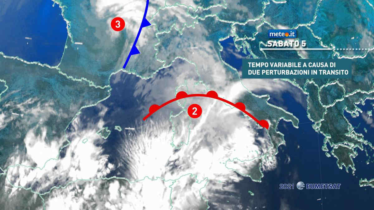 Meteo, nel weekend del 5-6 giugno torna il rischio temporali