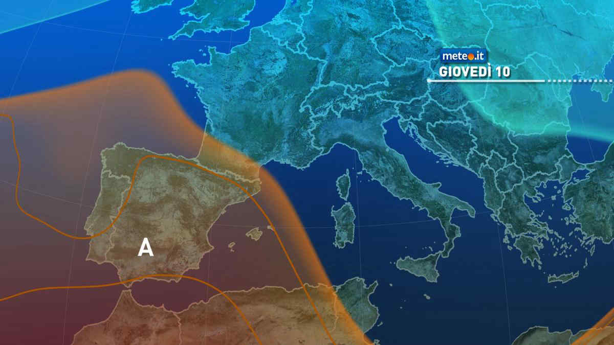 Meteo 10 giugno: Italia ancora ai margini dell'alta pressione, nel pomeriggio aumenta il rischio temporali