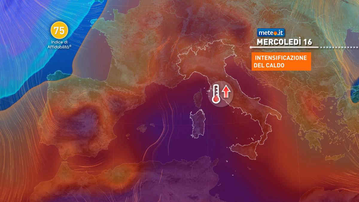 Meteo, caldo in aumento sull'Italia nella settimana del 14-18 giugno