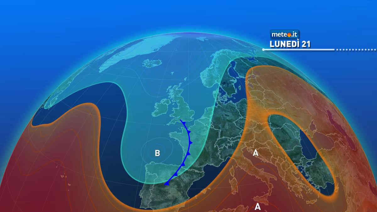 Meteo: 21 giugno con caldo intenso al Sud, qualche temporale al Nord