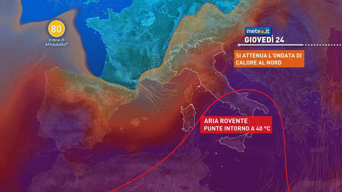 Meteo, clima bollente anche dopo il 23 giugno: punte oltre i 40 gradi