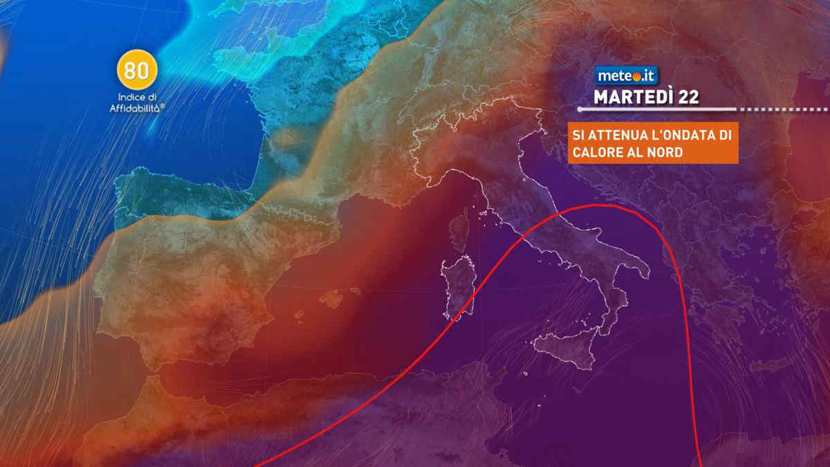 Meteo: al Sud caldo africano anche dopo il 22 giugno, tempo più instabile al Nord