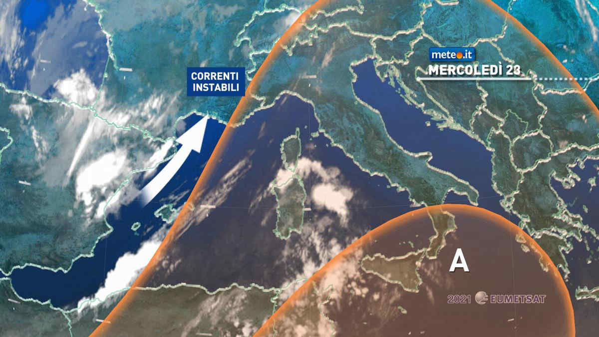 Meteo, apice del caldo tra mercoledì 23 e giovedì 24: temperature oltre i 40 gradi al Sud