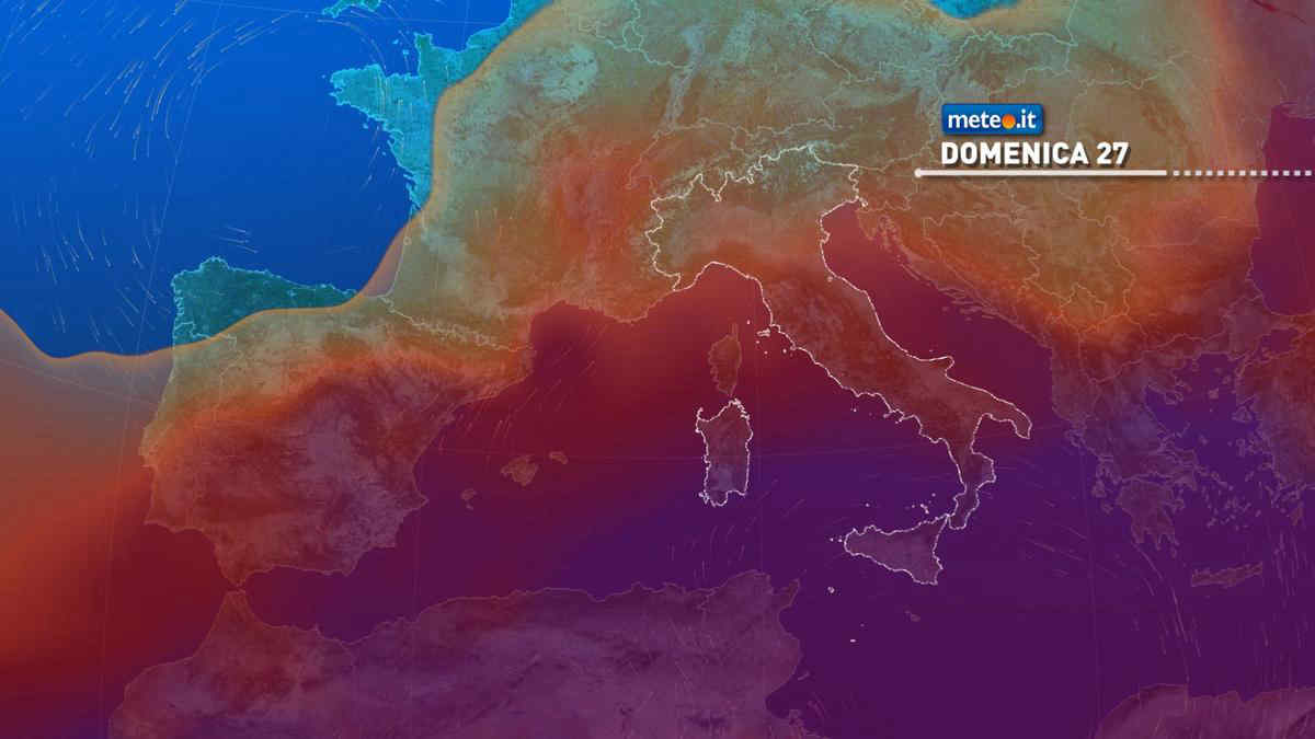 Meteo, domenica 27 sole e caldo sull'Italia salvo il rischio di temporali pomeridiani sulle Alpi