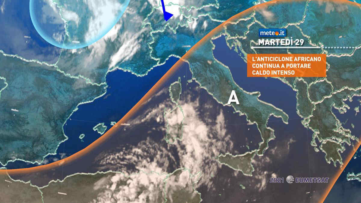 Meteo, martedì 29 giugno Italia rovente. Picchi di 40°C al Sud e Sicilia