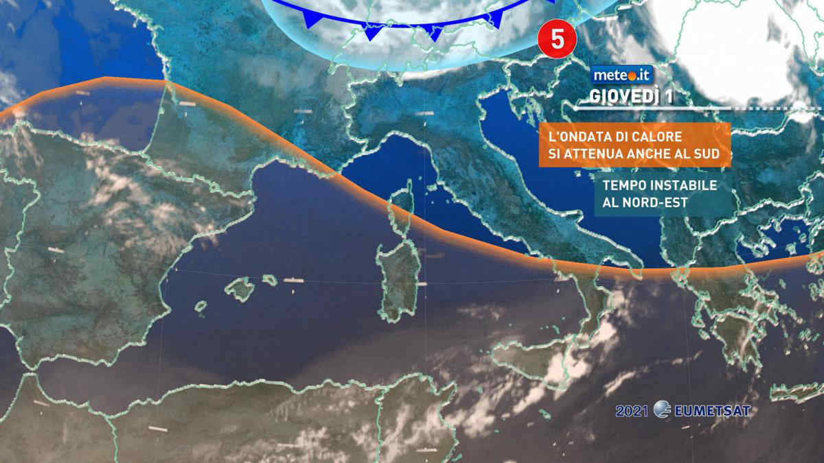 Meteo, da giovedì 1 luglio ultime fiammate sull'estremo Sud e poi stop al clima bollente