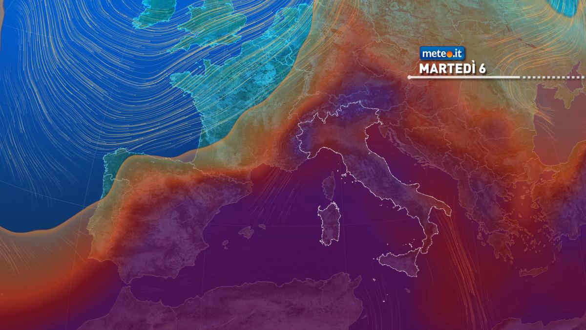 Meteo, da martedì 6 luglio nuova ondata di caldo intenso