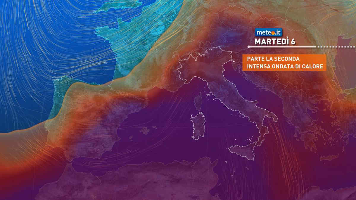 Meteo, dal 6 luglio nuova ondata di caldo africano sull'Italia