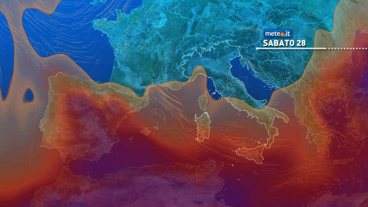 Meteo, sabato 28 temporali e sensibile calo delle temperature al Centro-Nord