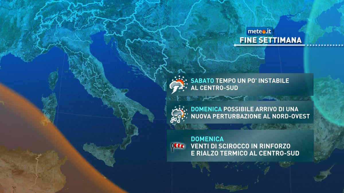 Meteo, possibile peggioramento più deciso da domenica 3 ottobre