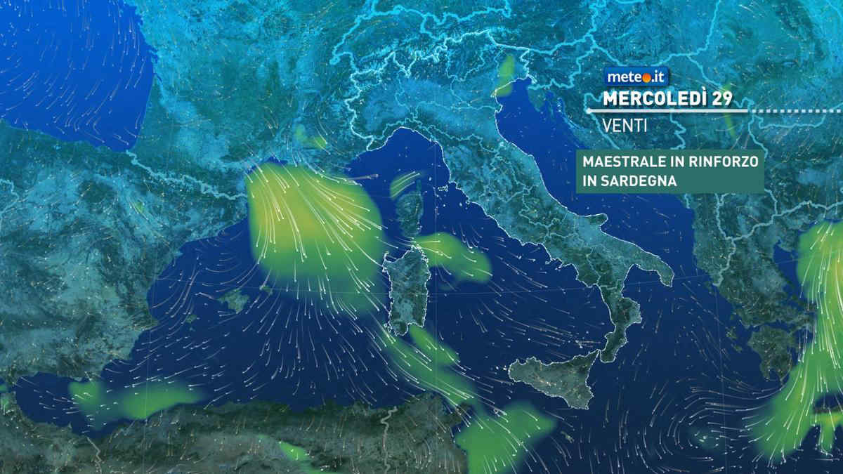 Meteo, oggi mercoledì 29 settembre, un po' di instabilità al Nord