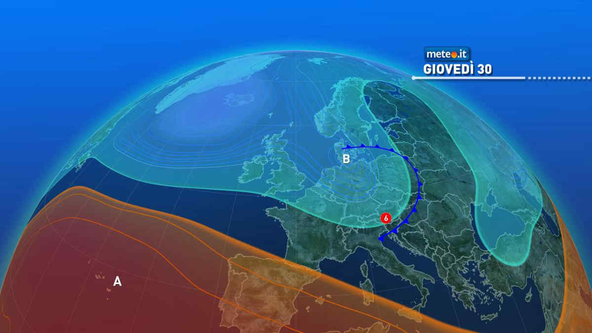 Meteo, giovedì 30 settembre nel segno della variabilità