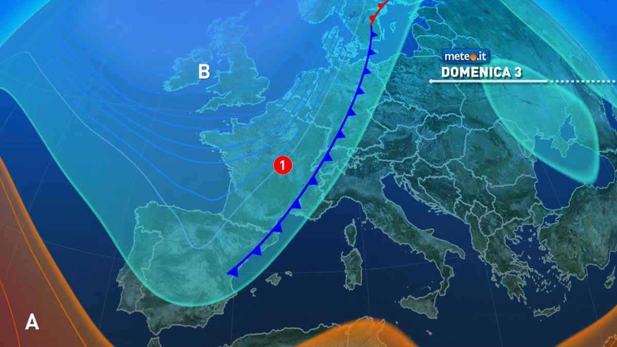 Meteo, da domenica 3 ottobre intensa perturbazione